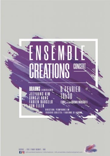 Ensemble Crations - Temple de la rue Grignan 2020/02/08