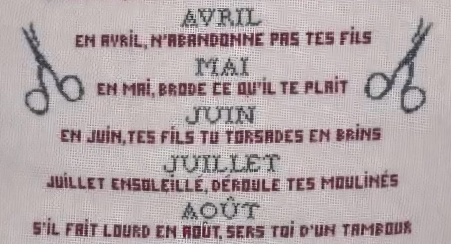 Atelier Point de croix